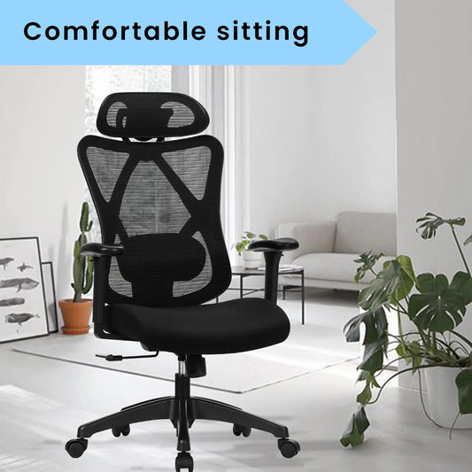 Silla de Oficina Ergonómica Executive - Soporte Lumbar 3D (Garantía 2 años)