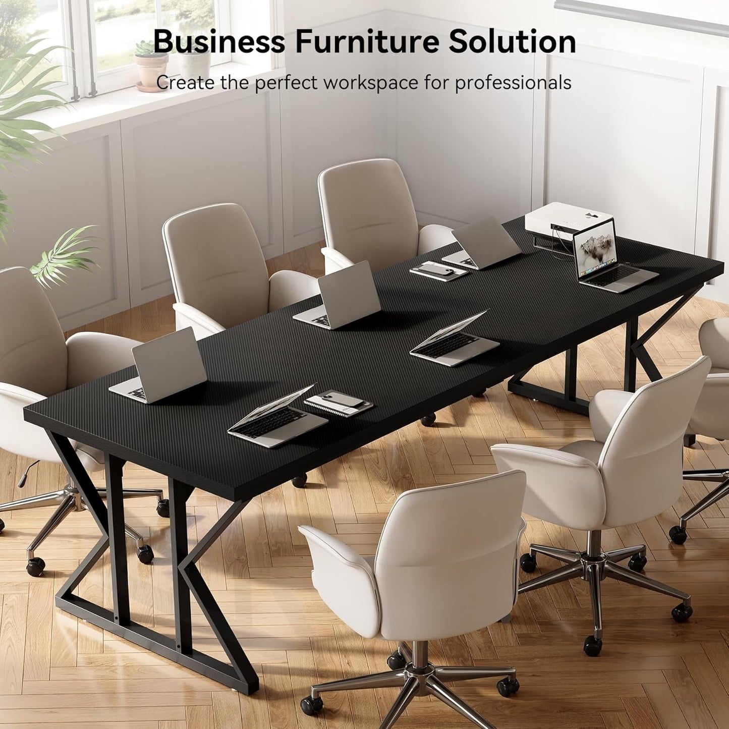 Escritorio Ejecutivo Premium - Edición Black Workstation