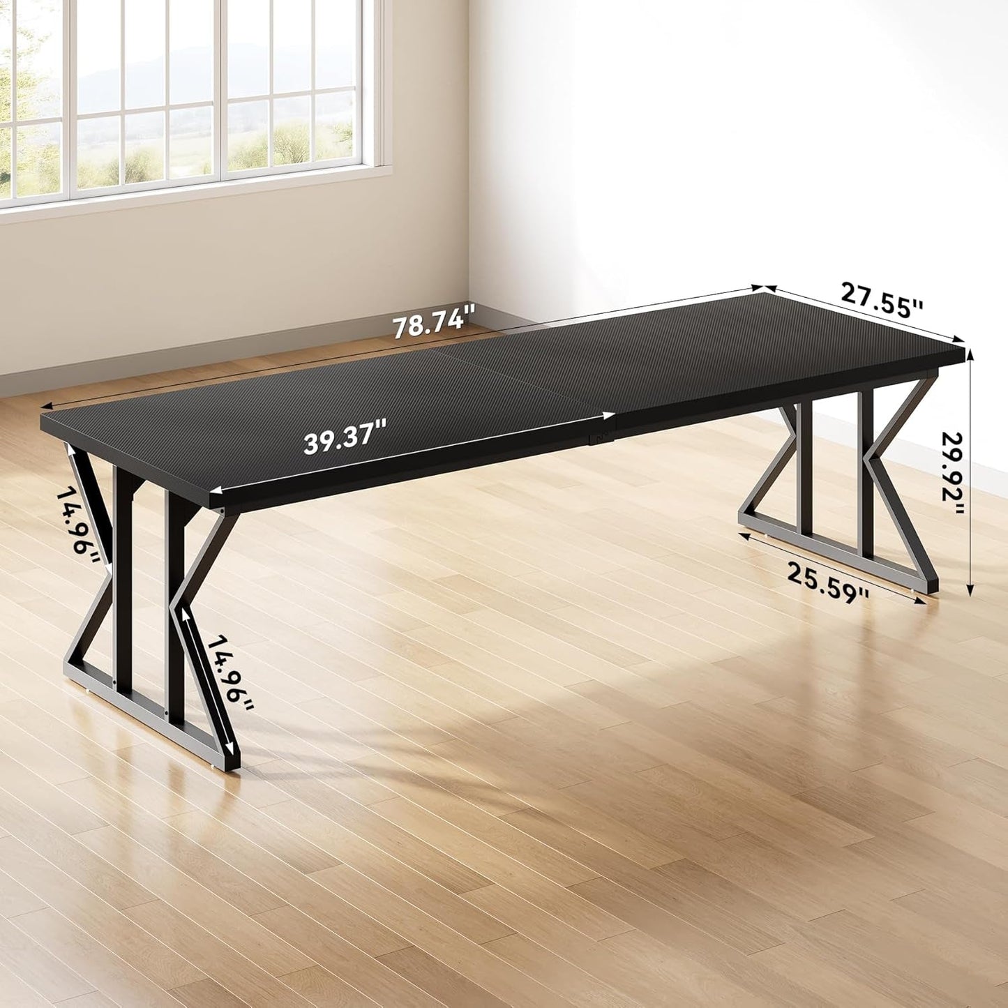 Escritorio Ejecutivo Premium - Edición Black Workstation