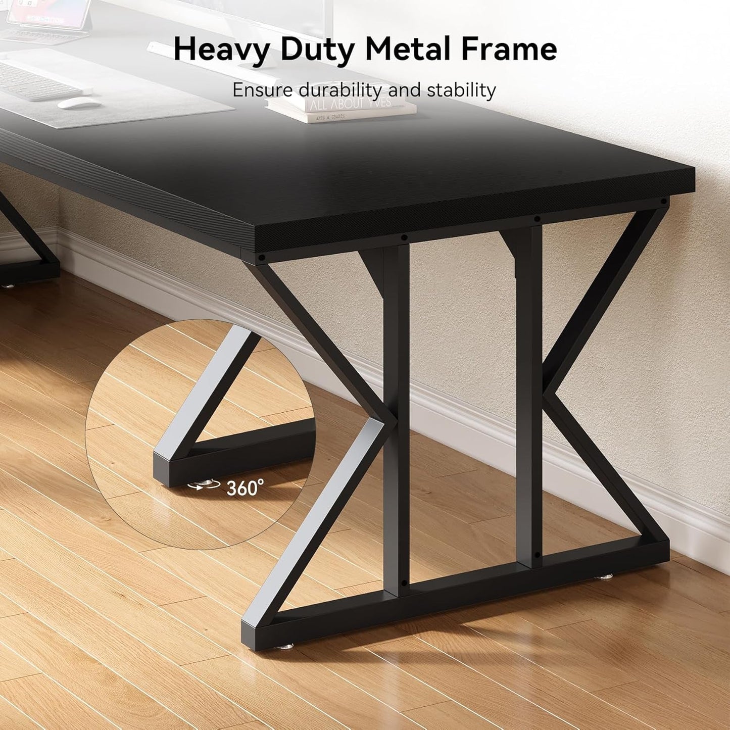 Escritorio Ejecutivo Premium - Edición Black Workstation